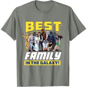 imageStar Wars Best Family in the Galaxy Group Trip Vacation TShirtOlive Heather