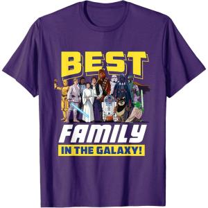 imageStar Wars Best Family in the Galaxy Group Trip Vacation TShirtPurple