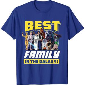 imageStar Wars Best Family in the Galaxy Group Trip Vacation TShirtRoyal Blue