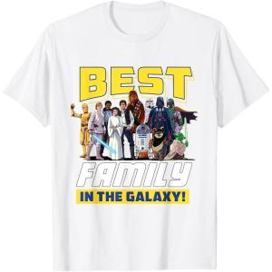 imageStar Wars Best Family in the Galaxy Group Trip Vacation TShirtWhite