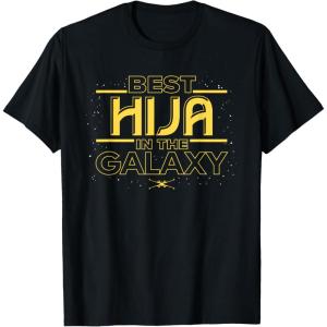 imageStar Wars Best Hija in the Galaxy Family Trip Spanish TShirtBlack