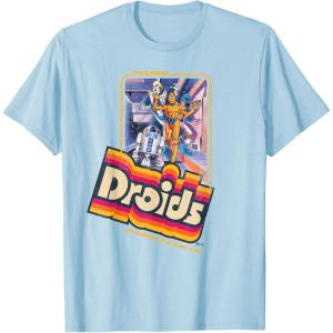 imageStar Wars Droids The Adventures of R2D2 ampamp C3PO Vintage TShirtBaby Blue