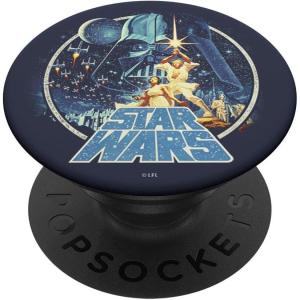 imageStar Wars Group Victory Scene Retro Poster PopSockets MagSafe PopGrip for iPhonePopSockets PopGrip