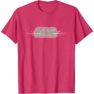 imageStar Wars Iconic Retro Vintage Big Chest Logo TShirtRed Heather