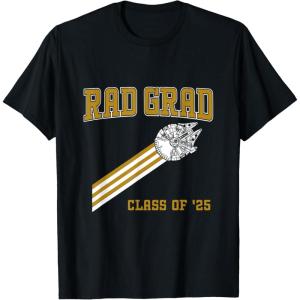 imageStar Wars Rad Grad Class Of 2025 High School Style Art TShirtBlack