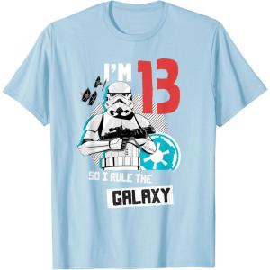 imageStar Wars Stormtrooper Im 13 Birthday TShirtBaby Blue