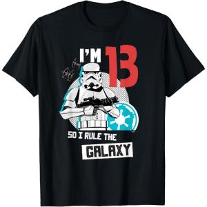 imageStar Wars Stormtrooper Im 13 Birthday TShirtBlack