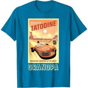 imageStar Wars Tatooine Matching Family GRANDPA TShirt TShirtSapphire Blue