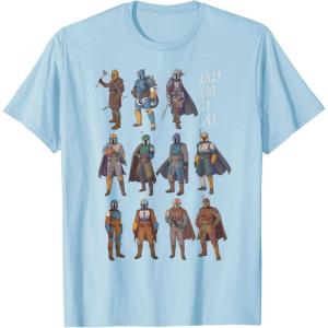 imageStar Wars The Mandalorian Bounty Hunters This is the Way TShirtBaby Blue