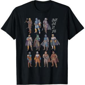 imageStar Wars The Mandalorian Bounty Hunters This is the Way TShirtBlack