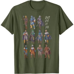 imageStar Wars The Mandalorian Bounty Hunters This is the Way TShirtOlive Green