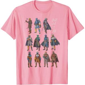 imageStar Wars The Mandalorian Bounty Hunters This is the Way TShirtPink