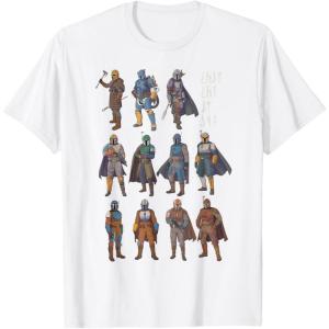 imageStar Wars The Mandalorian Bounty Hunters This is the Way TShirtWhite