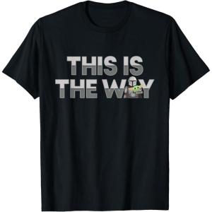 imageStar Wars The Mandalorian Mando ampamp the Child This Is The Way TShirtBlack