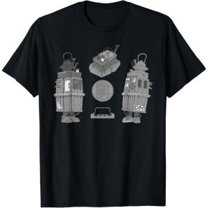 imageStar Wars Visions Japan The Duel Tea House GNK Power Droid TShirtBlack