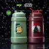 imageBlenderBottle Star Wars Mandalorian Half Gallon Water Bottle Koda Large Water Jug 74oz I Rule This Space Darth Vader and Storm Troopers 22 LitersYoda