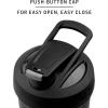 imageBlenderBottle Star Wars Strada Shaker Cup Insulated Stainless Steel Water Bottle with Wire Whisk 24Ounce Mandalorian Helmet 24ozBatman