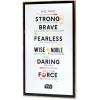 imageDisney Star Wars Darth Vader I Like My Coffee On the Dark Side Wood Wall Decor  Funny Coffee Sign for Kitchen or OfficeWhiteBlack