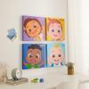 imageIdea Nuova The Mandalorian featuring Grogu aka The Child 4 Pack Square Canvas Wall Art Set 11quotx11quot eachCocomelon