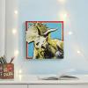 imageIdea Nuova The Mandalorian featuring Grogu aka The Child 4 Pack Square Canvas Wall Art Set 11quotx11quot eachJurassic World