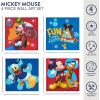 imageIdea Nuova The Mandalorian featuring Grogu aka The Child 4 Pack Square Canvas Wall Art Set 11quotx11quot eachMickey Mouse
