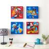 imageIdea Nuova The Mandalorian featuring Grogu aka The Child 4 Pack Square Canvas Wall Art Set 11quotx11quot eachMickey Mouse