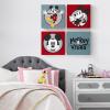 imageIdea Nuova The Mandalorian featuring Grogu aka The Child 4 Pack Square Canvas Wall Art Set 11quotx11quot eachMickey Mouse Mickey Vibes