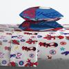 imageJay Franco Star Wars Empire Strikes Back 4 Piece Full Bed Set  Includes Reversible Comforter ampamp Sheet Set  Super Soft Fade Resistant MicrofiberBlue  Spidey  Friends