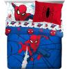 imageJay Franco Star Wars Empire Strikes Back 4 Piece Full Bed Set  Includes Reversible Comforter ampamp Sheet Set  Super Soft Fade Resistant MicrofiberBlue  Spiderman