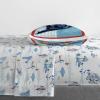 imageJay Franco Star Wars Empire Strikes Back 4 Piece Full Bed Set  Includes Reversible Comforter ampamp Sheet Set  Super Soft Fade Resistant MicrofiberBlue  Star Wars