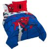 imageJay Franco Star Wars Empire Strikes Back 4 Piece Full Bed Set  Includes Reversible Comforter ampamp Sheet Set  Super Soft Fade Resistant MicrofiberBlue  Spiderman