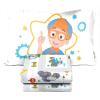 imageJay Franco Star Wars Empire Strikes Back 4 Piece Full Bed Set  Includes Reversible Comforter ampamp Sheet Set  Super Soft Fade Resistant MicrofiberBlue  Blippi