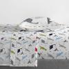 imageJay Franco Star Wars Empire Strikes Back 4 Piece Full Bed Set  Includes Reversible Comforter ampamp Sheet Set  Super Soft Fade Resistant MicrofiberGray  Dinosaur
