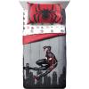 imageJay Franco Star Wars Empire Strikes Back 4 Piece Full Bed Set  Includes Reversible Comforter ampamp Sheet Set  Super Soft Fade Resistant MicrofiberGray  Miles Morales