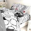imageJay Franco Star Wars Empire Strikes Back 4 Piece Full Bed Set  Includes Reversible Comforter ampamp Sheet Set  Super Soft Fade Resistant MicrofiberGray  Nightmare Before Christmas