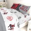 imageJay Franco Star Wars Empire Strikes Back 4 Piece Full Bed Set  Includes Reversible Comforter ampamp Sheet Set  Super Soft Fade Resistant MicrofiberGray  Miles Morales