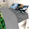 imageJay Franco Star Wars Empire Strikes Back 4 Piece Full Bed Set  Includes Reversible Comforter ampamp Sheet Set  Super Soft Fade Resistant MicrofiberGreen  Minecraft