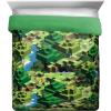 imageJay Franco Star Wars Empire Strikes Back 4 Piece Full Bed Set  Includes Reversible Comforter ampamp Sheet Set  Super Soft Fade Resistant MicrofiberGreen  Minecraft