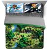 imageJay Franco Star Wars Empire Strikes Back 4 Piece Full Bed Set  Includes Reversible Comforter ampamp Sheet Set  Super Soft Fade Resistant MicrofiberGreen  Minecraft