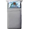 imageJay Franco Star Wars Empire Strikes Back 4 Piece Full Bed Set  Includes Reversible Comforter ampamp Sheet Set  Super Soft Fade Resistant MicrofiberGreen  Minecraft