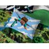 imageJay Franco Star Wars Empire Strikes Back 4 Piece Full Bed Set  Includes Reversible Comforter ampamp Sheet Set  Super Soft Fade Resistant MicrofiberGreen  Minecraft