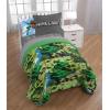imageJay Franco Star Wars Empire Strikes Back 4 Piece Full Bed Set  Includes Reversible Comforter ampamp Sheet Set  Super Soft Fade Resistant MicrofiberGreen  Minecraft