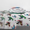 imageJay Franco Star Wars Empire Strikes Back 4 Piece Full Bed Set  Includes Reversible Comforter ampamp Sheet Set  Super Soft Fade Resistant MicrofiberMulti  Avengers