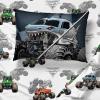 imageJay Franco Star Wars Empire Strikes Back 4 Piece Full Bed Set  Includes Reversible Comforter ampamp Sheet Set  Super Soft Fade Resistant MicrofiberMulti  Monster Jam