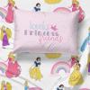 imageJay Franco Star Wars Empire Strikes Back 4 Piece Full Bed Set  Includes Reversible Comforter ampamp Sheet Set  Super Soft Fade Resistant MicrofiberPink  Princess