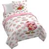 imageJay Franco Star Wars Empire Strikes Back 4 Piece Full Bed Set  Includes Reversible Comforter ampamp Sheet Set  Super Soft Fade Resistant MicrofiberPink  Strawberry Shortcake