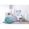 imageJay Franco Star Wars Empire Strikes Back 4 Piece Full Bed Set  Includes Reversible Comforter ampamp Sheet Set  Super Soft Fade Resistant MicrofiberTeal  Little Mermaid