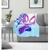 imageJay Franco Star Wars Feather Knit Fluffy Throw Blanket  Darth Vader and R2D2 Fuzzy Blanket Measures 50 x 60 inch  Super Soft Lightweight BeddingBlue  Ghost Spider