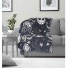 imageJay Franco Star Wars Feather Knit Fluffy Throw Blanket  Darth Vader and R2D2 Fuzzy Blanket Measures 50 x 60 inch  Super Soft Lightweight BeddingBlue  Nightmare Before Christmas