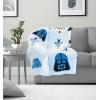 imageJay Franco Star Wars Feather Knit Fluffy Throw Blanket  Darth Vader and R2D2 Fuzzy Blanket Measures 50 x 60 inch  Super Soft Lightweight BeddingBlue  Star Wars